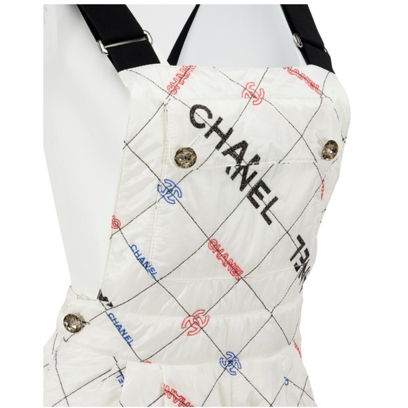 Chanel Quilted Logo Ski Jumpsuit, 2021- Rare Collector's Piece - Picture 13 of 15